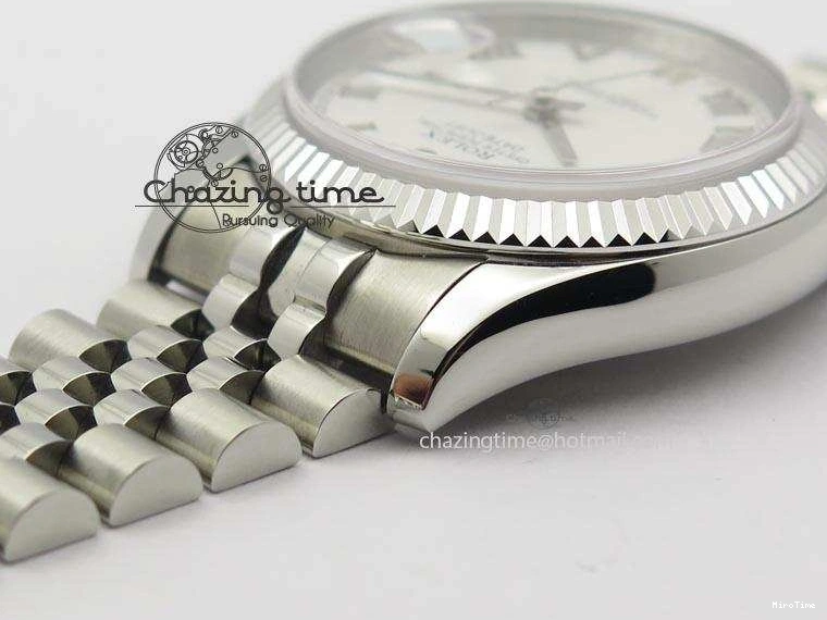 MiroTime 0420 DateJust 116234 BP Best Edition SS Sliver Dial Roman Markers On SS Bracelet A2824 V Tailored 3941
